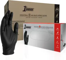 445021759712 1ST CHOICE Nitrile Gloves Disposable Latex