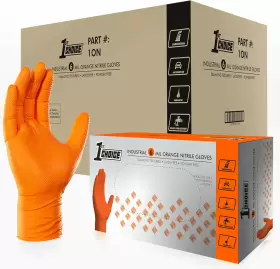 445035135144 1ST CHOICE Nitrile Disposable Gloves Raised Grip