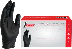 705353407666 1ST CHOICE Nitrile Gloves Disposable Latex
