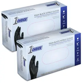 1EBNMBX2 1ST CHOICE Nitrile Disposable Gloves Latex Fre
