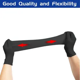 732688392398 5R Nitrile Gloves Disposable Latex Texture Safe #2