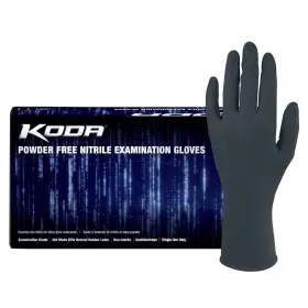 GL-NCF235BKFX ADENNA Koda Mil Powder Nitrile Exam Gloves Sk