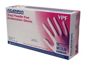653195002351 ADENNA Powder Exam Gloves Translucent Box