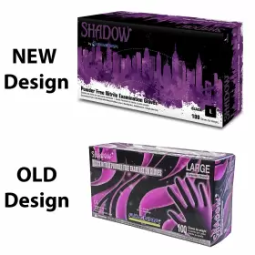 653195329366 ADENNA Shadow Mil Powder Nitrile Exam Gloves #2