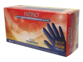 653195430055 ADENNA Hero Mil Powder Latex Gloves Cuff Medical