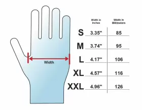 653195430093 ADENNA Hero Mil Powder Latex Gloves Cuff Medical #3