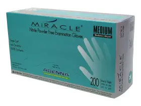 653195671656 ADENNA Miracle Mil Powder Nitrile Exam Gloves