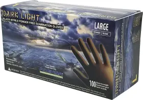 695638744749 ADENNA Light Mil Nitrile Powder Exam Gloves Box