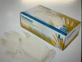 BRZ646 ADENNA Mil Latex Powder Exam Gloves