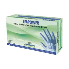 EPW446 ADENNA Empower Mil Powder Nitrile Exam Gloves Medical