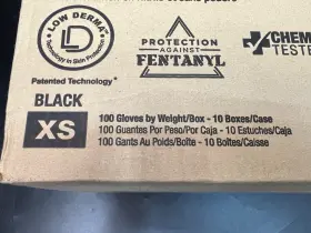 GL-NCF235BKFL ADENNA Koda Nitrile Exam Gloves Powder #3