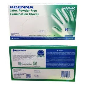 GLD26 ADENNA Latex Exam Gloves Powder
