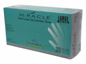 MIR166 ADENNA Miracle Mil Powder Nitrile Exam Gloves
