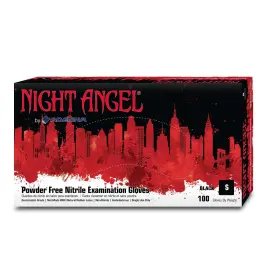 NGL222 ADENNA Night Angel Disposable Nitrile Mil Powder Glove