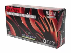 NGL225 ADENNA Night Angel Mil Nitrile Powder Exam Gloves Box