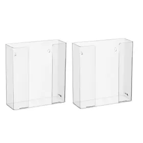 445005672686 ADIRMED Double Box Acrylic Glove Dispenser