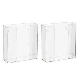 902-02-2PK ADIRMED Double Box Acrylic Glove Dispenser