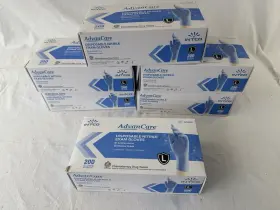 ANBM10015 ADVANCARE Intco Disposable Nitrile Exam Gloves