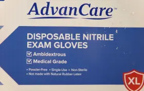 ANBM10037 ADVANCARE Intco Disposable Nitrile Exam Gloves #3