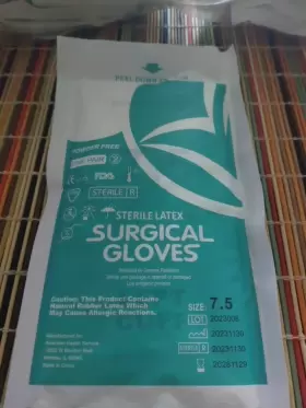 AHS-7.5 AHS Sterile Latex Surgical Gloves Powder