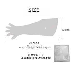 723509901639 AIHMILCL Halter Disposable Artificial Gloves #3