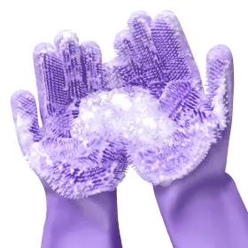 781828564645 ALPENKOK Silicone Gloves Washing Dishes Tear