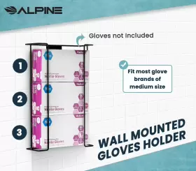 810012671743 ALPINE INDUSTRIES Glove Holder Wall Mount Latex #2