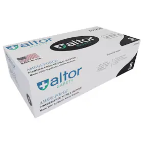 30120B ALTOR SAFETY Disposable Gloves Mil Palm Nitrile Powder
