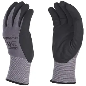 B07FF65413 AMAZON BASICS Micro Foam Nitrile Coated Gloves