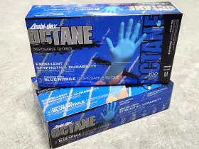 63-233PF AMBI-DEX Octane Nitrile Disposable Gloves Mil