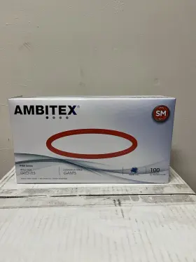 NSM400 AMBITEX Powder Nitrile Gloves Box