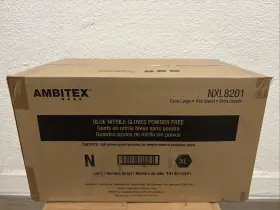 NXL8201 AMBITEX Powder Nitrile Gloves