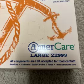 22993 AMERCARE Anchor Gloves Powder #2
