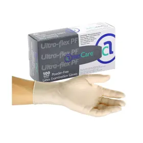 3003-C AMERCARE Ultra Flex Powder Latex Exam Gloves