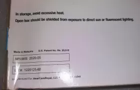 811033010726 AMERCARE Box Powder Nitrile Examination Gloves #2