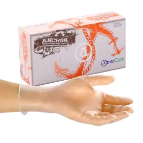 811033012416 AMERCARE Anchor Gloves Latex Pack