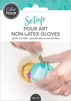 349615 AMERICAN CRAFTS Pour Latex Gloves Pack
