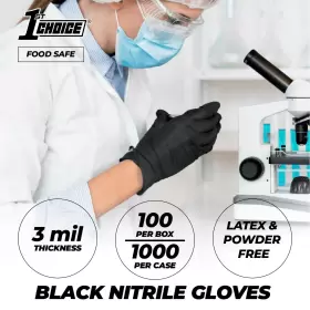 1EBNXLBX AMMEX Choice Nitrile Disposable Exam Gloves Mil #2