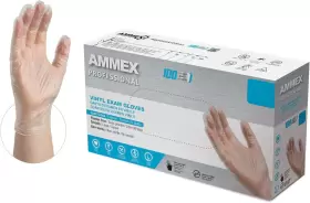 313052567583 AMMEX Disposable Exam Medical Gloves Mil Latex
