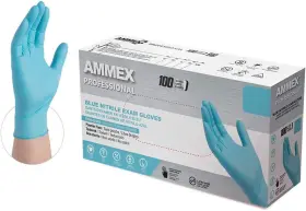 445038693610 AMMEX Nitrile Disposable Exam Gloves Mil Latex