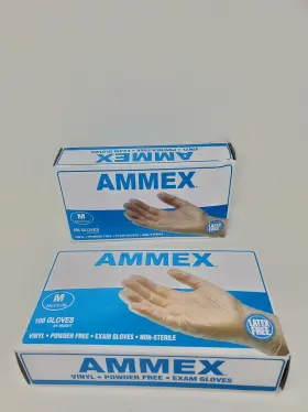 697383401021 AMMEX Medical Exam Gloves Power Box Total #3