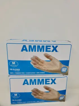697383401021 AMMEX Medical Exam Gloves Power Box Total