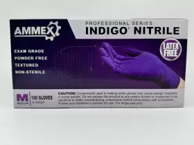 697383958785 AMMEX Nitrile Disposable Exam Medical Gloves #3