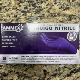 697383959447 AMMEX Box Nitrile Disposable Exam Medical Glove