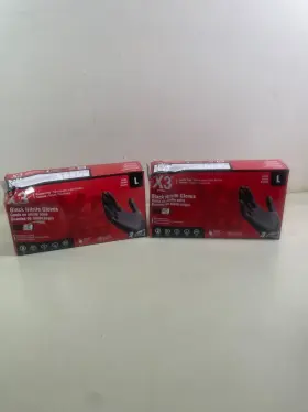 697383966070 AMMEX Nitrile Gloves Disposable Mil Latex