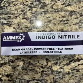 AINPF42100 AMMEX Nitrile Exam Gloves Latex Powder #3
