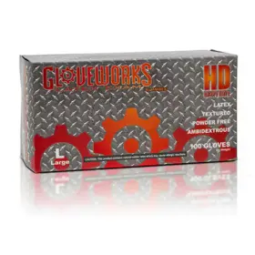 AMXILHD42100 AMMEX Disposable Gloves Mil Palm Latex Powder