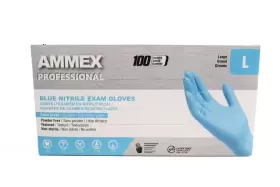 APFN46100-BX AMMEX Nitrile Disposable Exam Gloves Mil Box