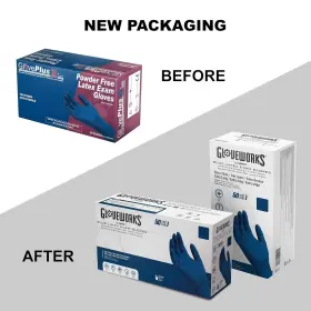 GPLHD88100 AMMEX Gloveworks Medical Latex Gloves