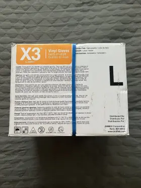GPX3 AMMEX Gloves Latex Food Safe